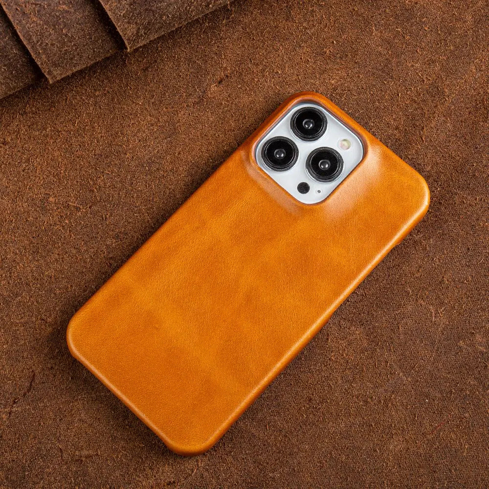 Koadclo | RoyalLeather – Luxurious Handmade Genuine Cowhide Leather Case for iPhone