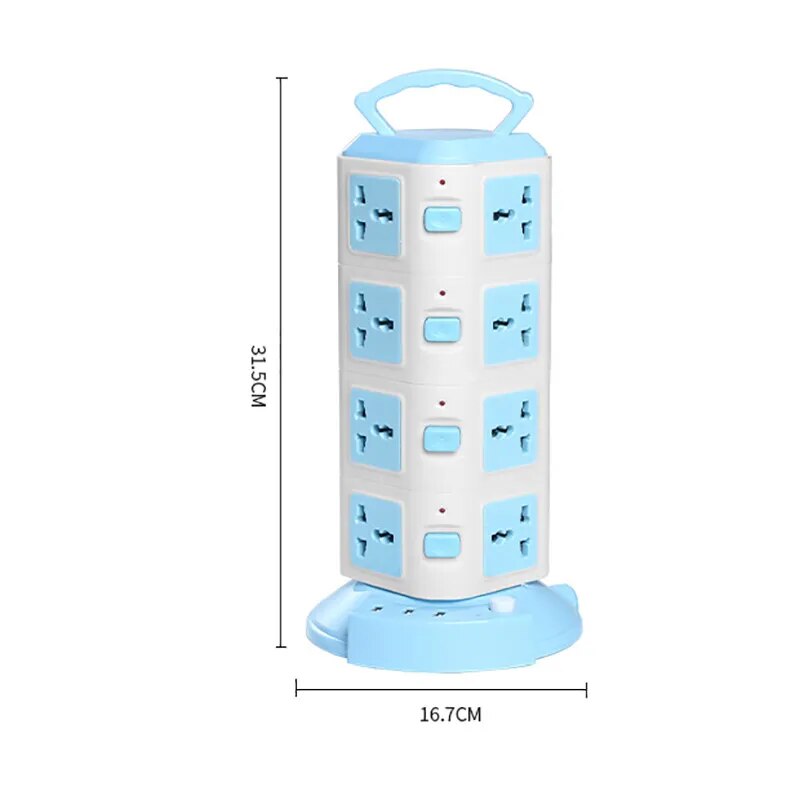 Koadclo | Tower Design Surge Protector Vertical Power Strip