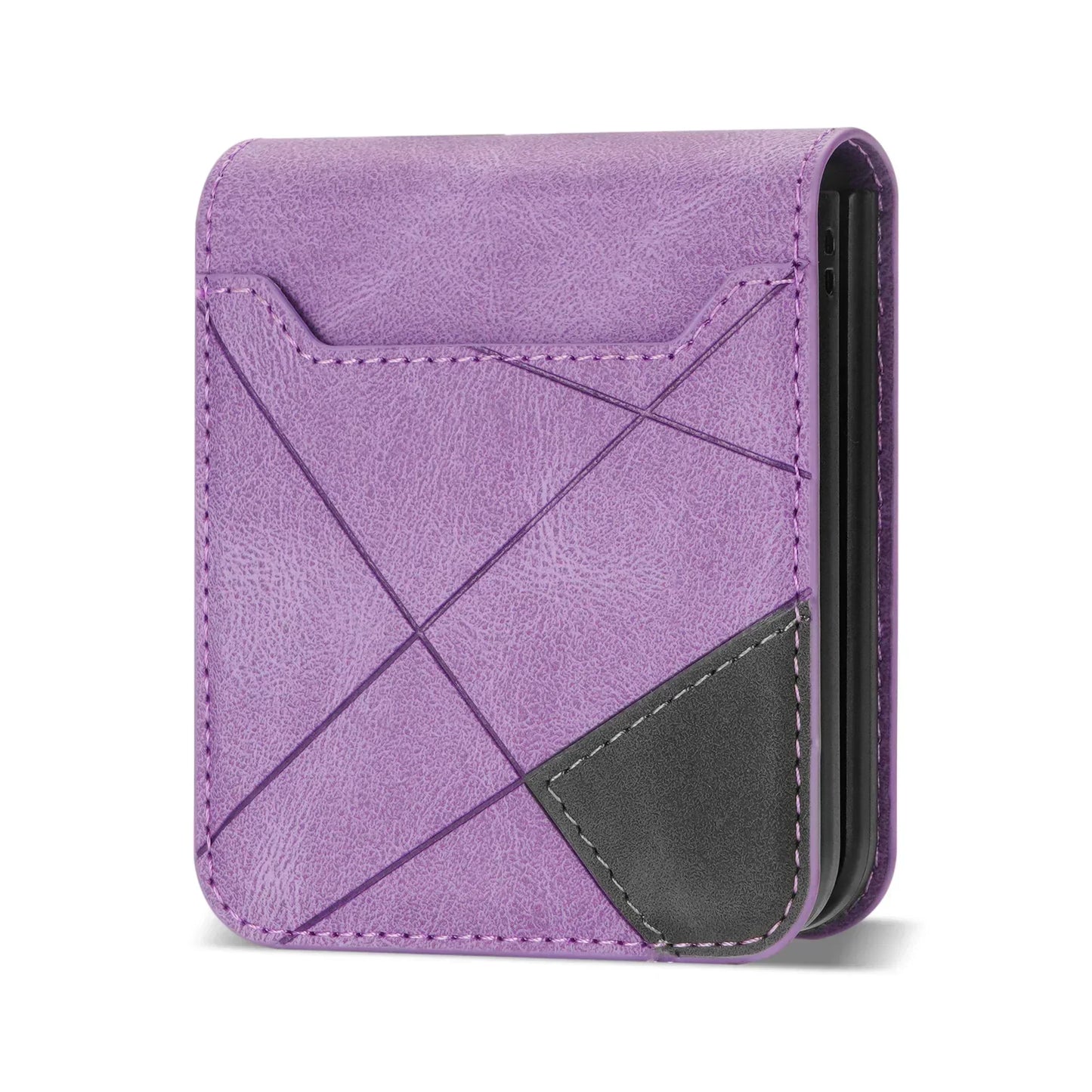 Amtn Club | Leather Wallet Case for Samsung Galaxy Z Flip Series – Premium Phone Cover with Card Slots
