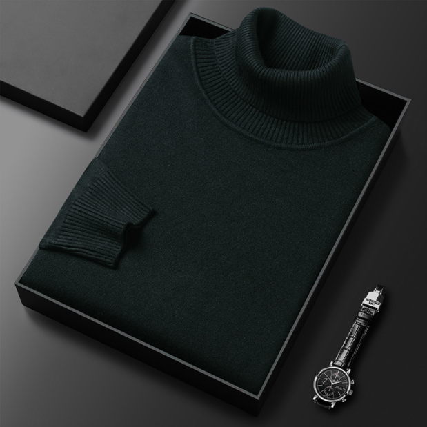 Emiel | Men’s Luxury Cashmere-Cotton Turtleneck