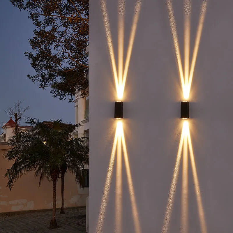 koadclo | Modern Waterproof LED Outdoor Wall Light – Rectangular Up/Down Aluminum Fixture