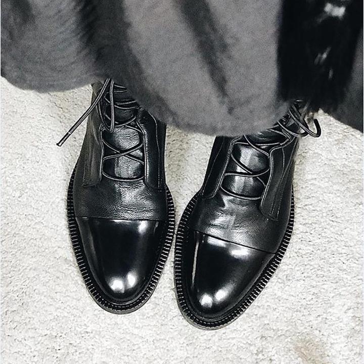 Sapphira | Women’s Lace-Up Leather Ankle Boots
