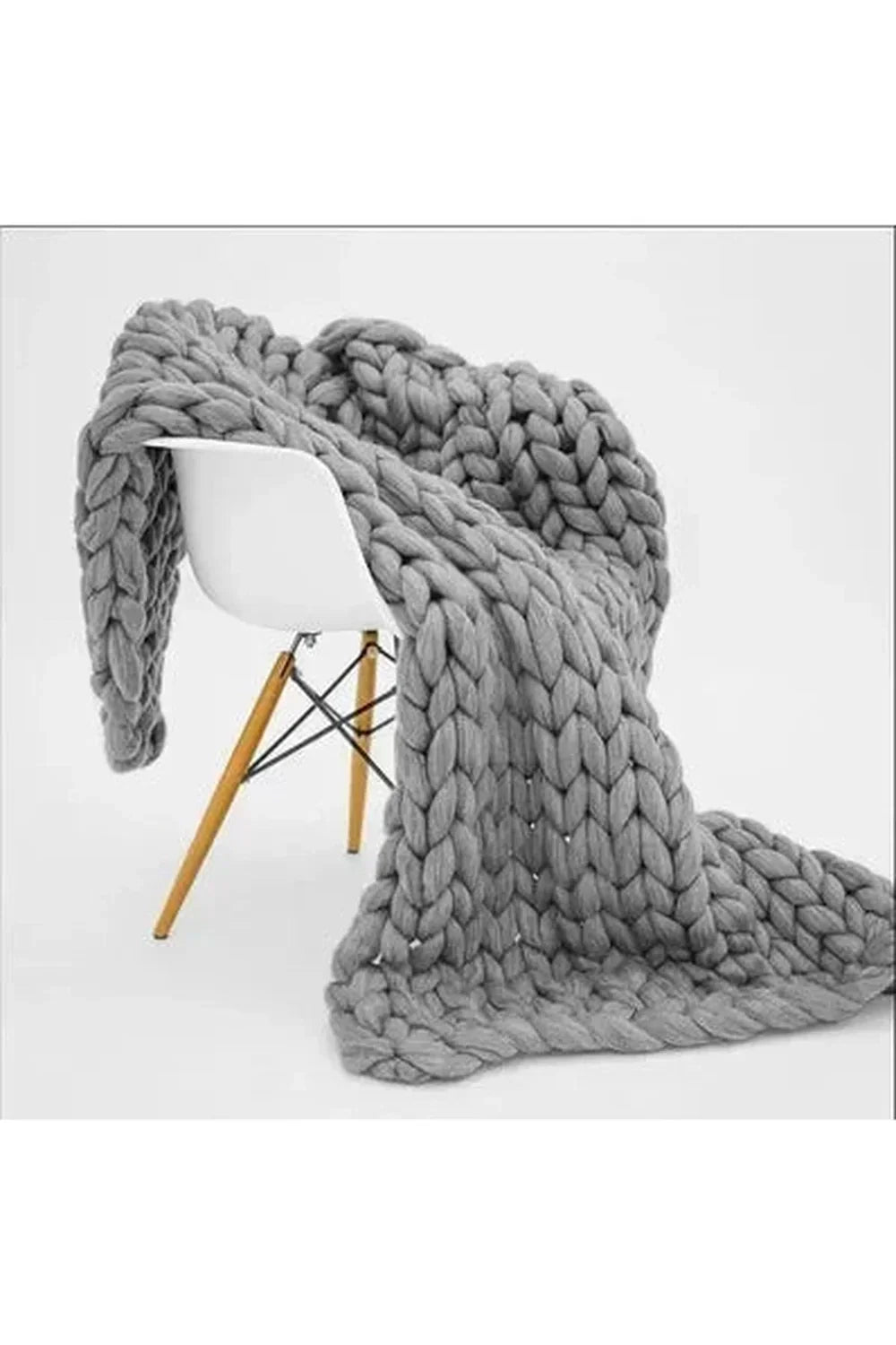 Koadclo | Cozy Knit Chunky Blanket – Thick Handmade Throw for Couch & Bed