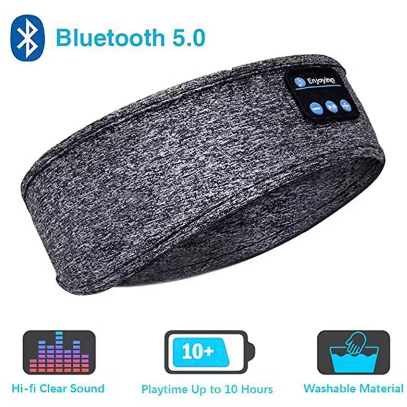 koadclo | Sleep Headphones - Wireless Bluetooth Headband for Sleeping