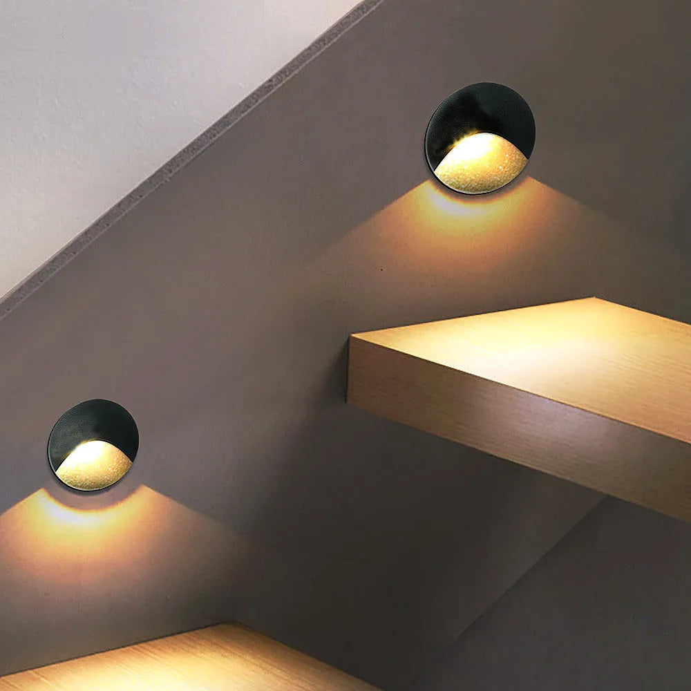 koadclo | Modern Waterproof IP65 LED Recessed Wall Lamp – 3W Embedded Step & Staircase Balcony Light