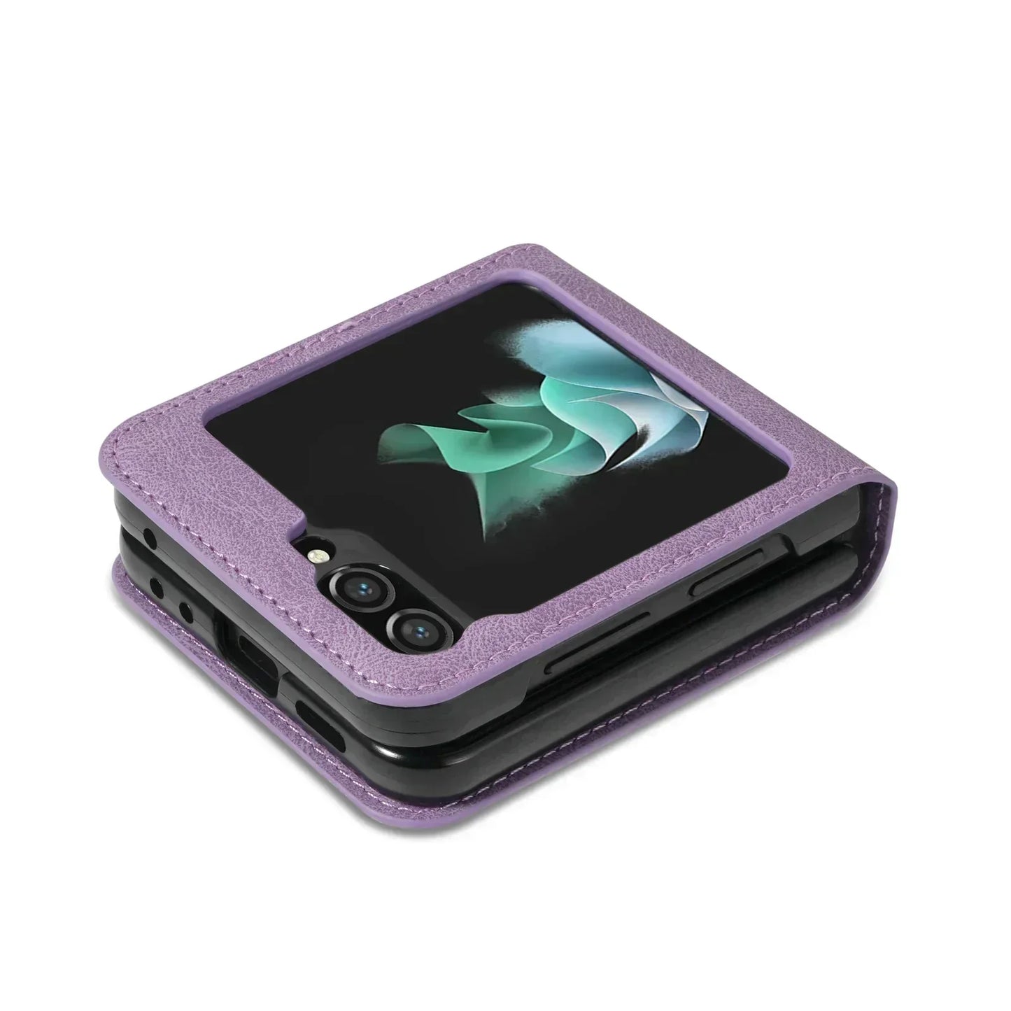 koadclo | Leather Wallet Case for Samsung Galaxy Z Flip Series – Premium Phone Cover with Card Slots