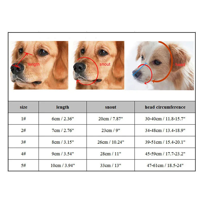 koadclo | Adjustable Silicone Dog Muzzle – Anti-Bite, Training & Barking Control for Small to Large Dogs