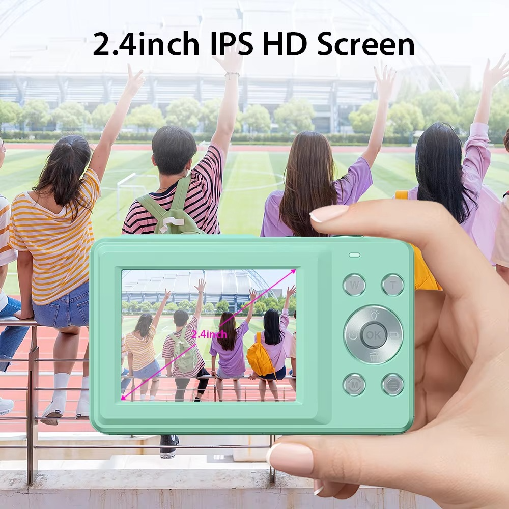 Koadclo | High-Resolution Kids' Digital Camera - 1080P HD, 44MP with 16X Zoom
