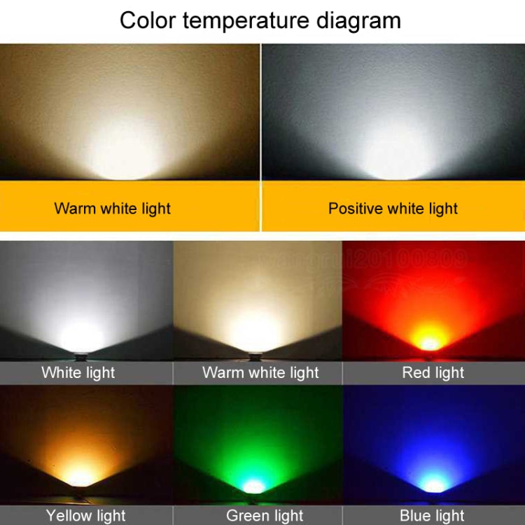 BowLift | LED Floodlight COB Outdoor Waterproof Spotlight Billboard Lights Garden Lamp, Color: 30W 4 Colors Selection 1