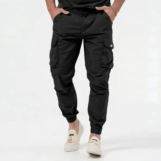 Tavian | Men’s Cotton Stretch Cargo Joggers