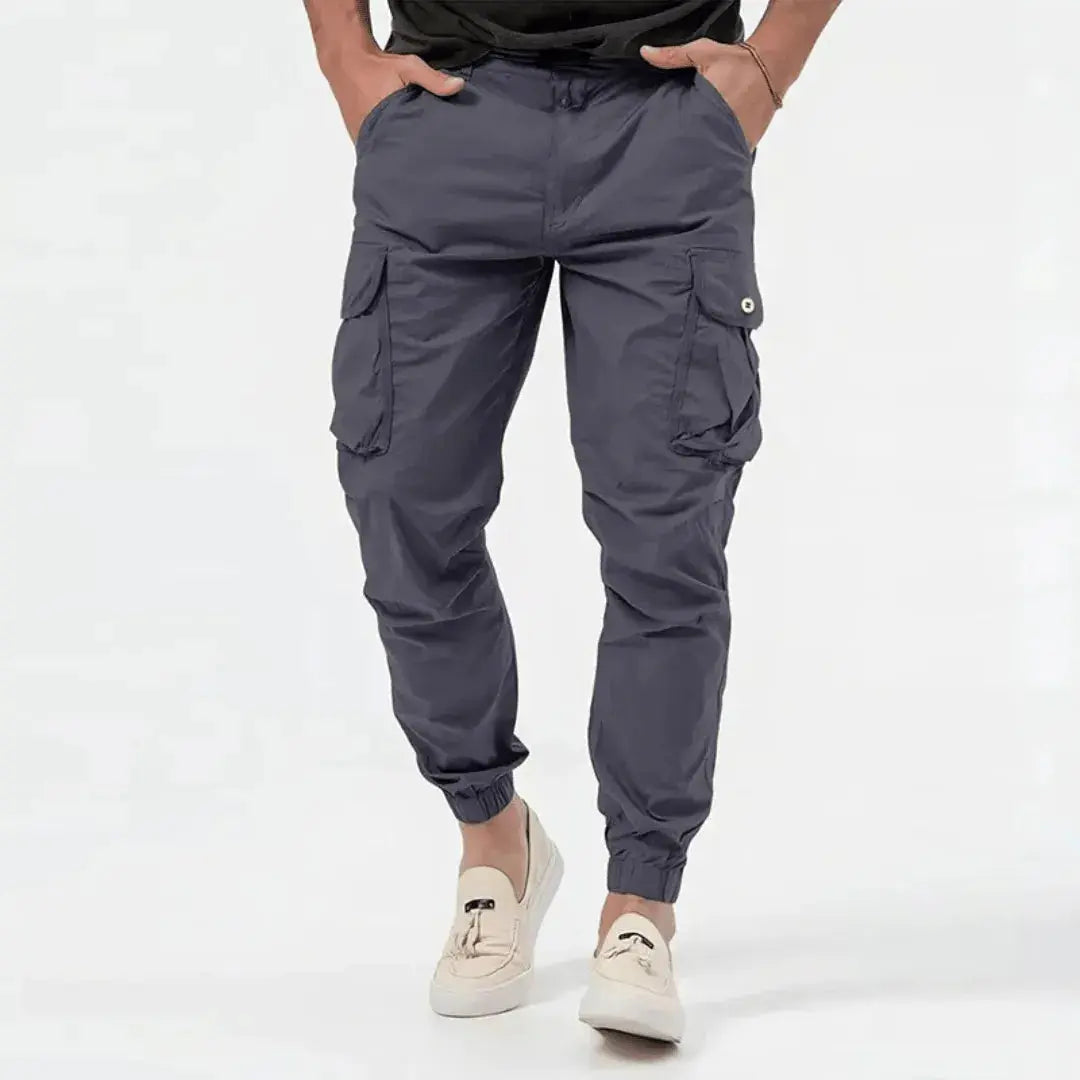 Tavian | Men’s Cotton Stretch Cargo Joggers