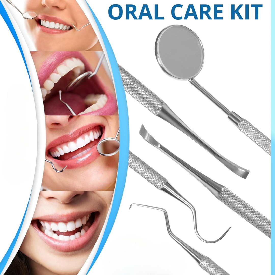 koadclo | Dental Tools - Stainless Steel Tartar Remover Set for Home