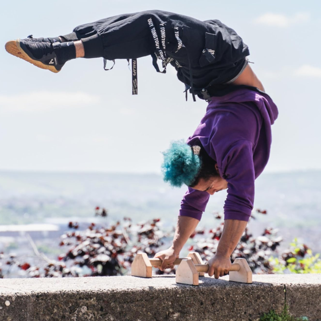 Koadclo | Calisthenics PowerBars - Robust Three Push-Up Stands