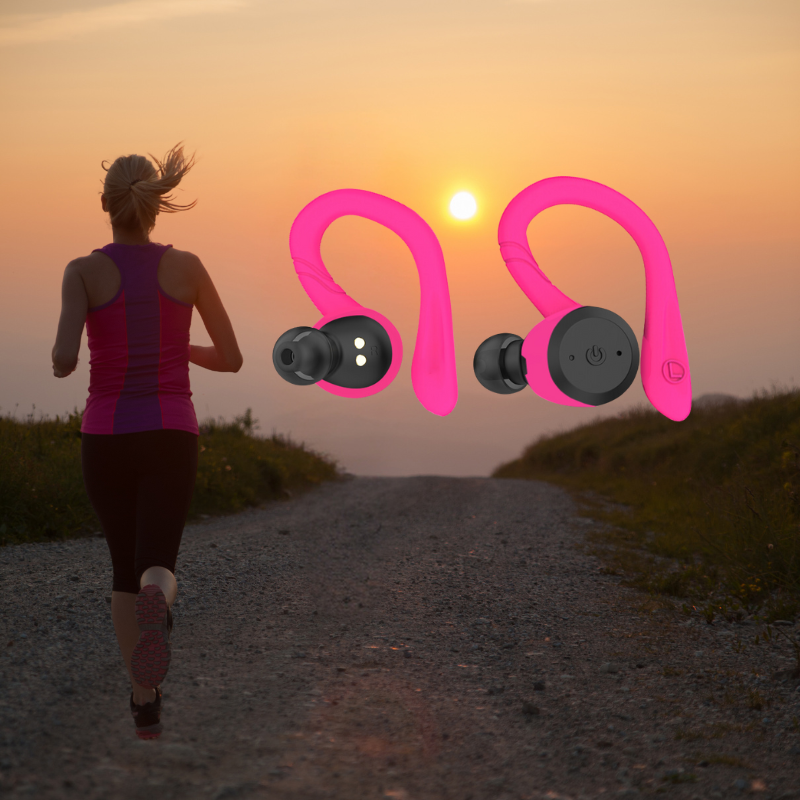 koadclo | Vega – Waterproof Wireless Sports Earplugs with 20 Hours Playtime – Bluetooth Earbuds