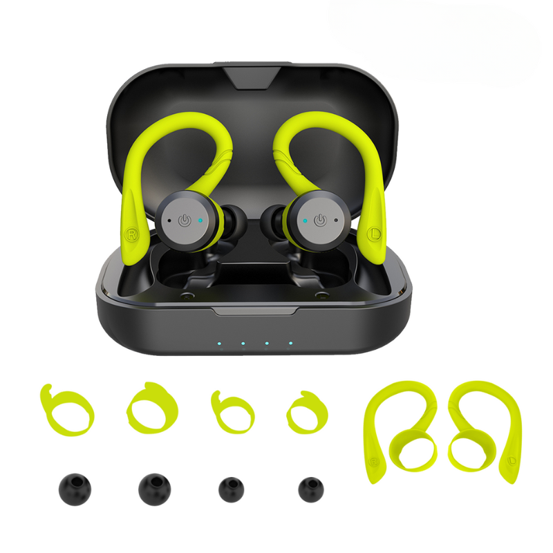 koadclo | Vega – Waterproof Wireless Sports Earplugs with 20 Hours Playtime – Bluetooth Earbuds