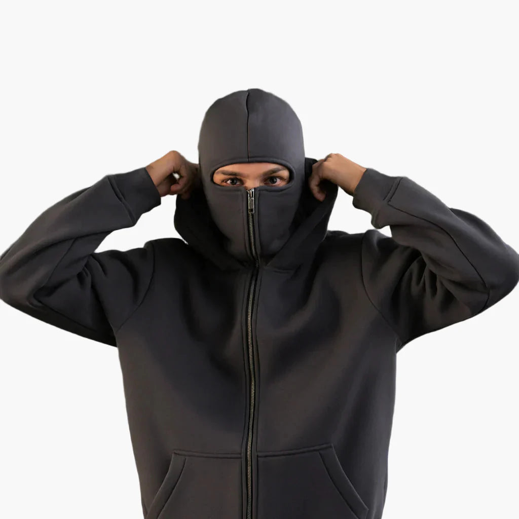 Urban | Unisex Zip Hoodie with Integrated Balaclava