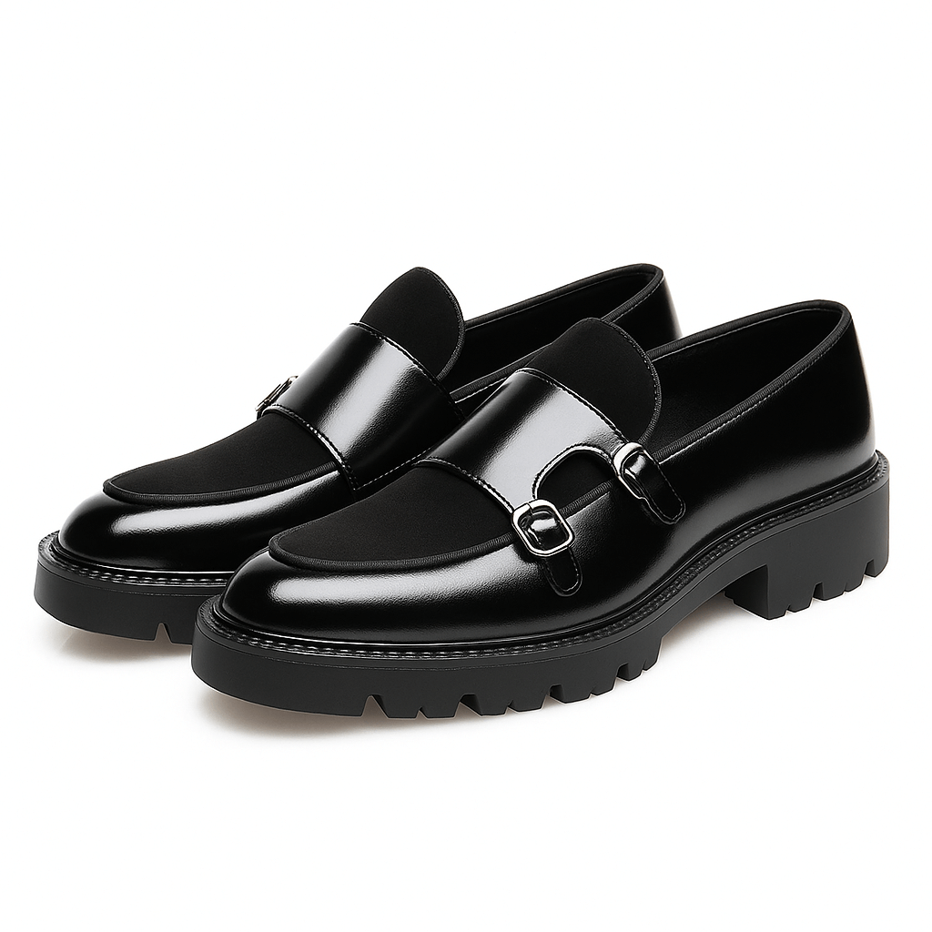 Valemont | Men’s Double Monk Strap Loafers