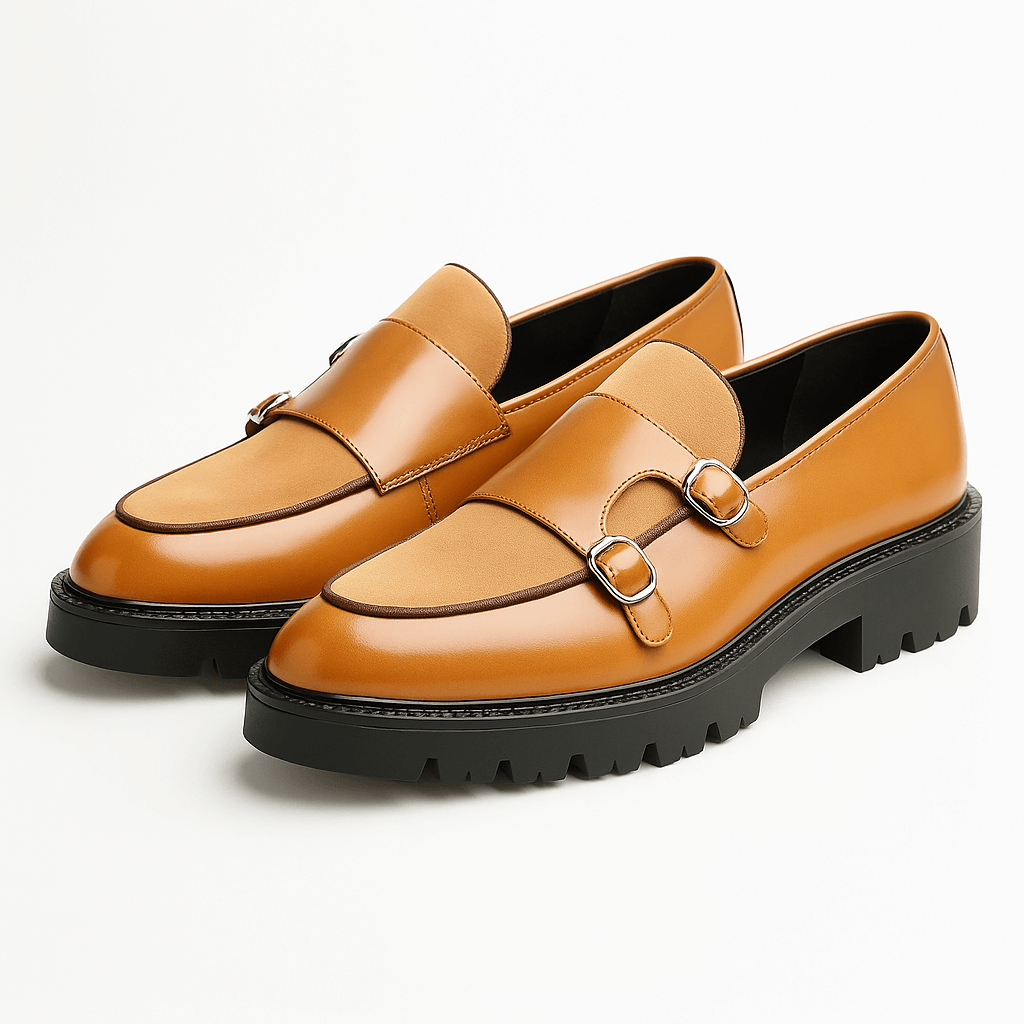 Valemont | Men’s Double Monk Strap Loafers