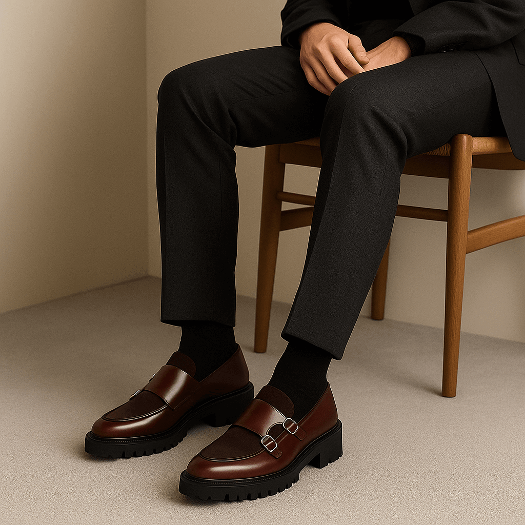 Valemont | Men’s Double Monk Strap Loafers