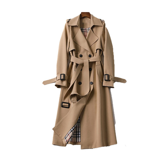 Victorina | Women’s Double-Breasted Belted Trench Coat