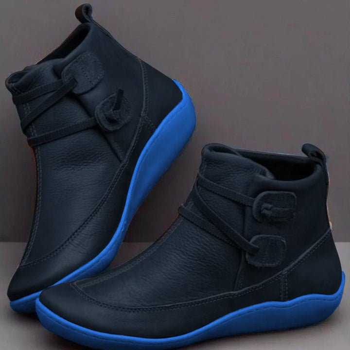 Galaris | Women’s Orthopaedic Mid‑Top Boots – Buckle Strap Design
