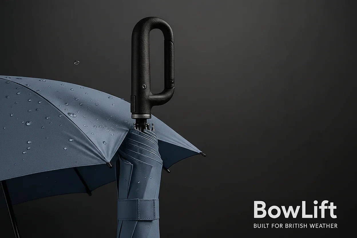 koadclo | Wind-Resistant Automatic Folding Umbrella – Compact & Durable with Large Buckle Handle
