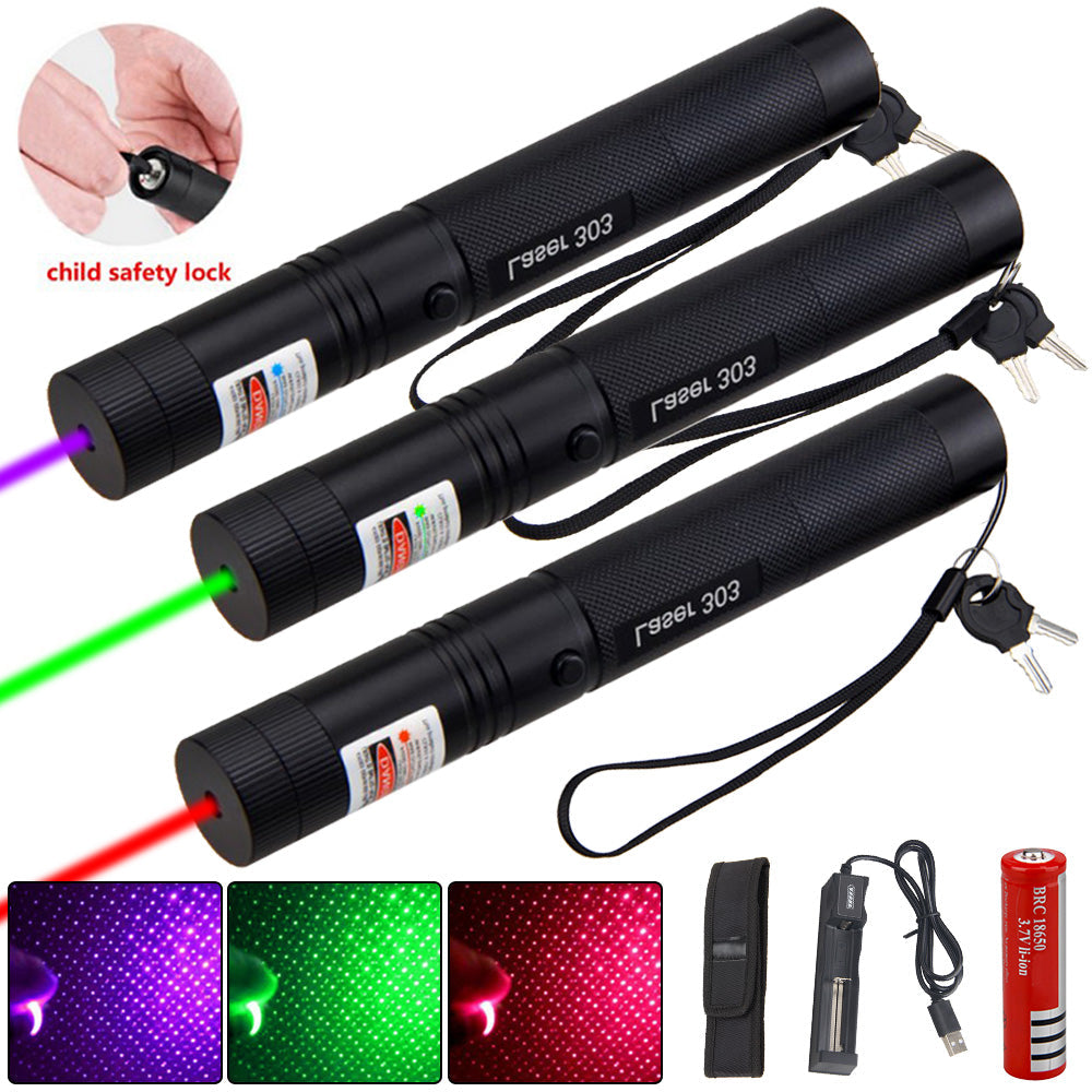 Koadclo | Zelara-Power Laser Pointer 303 - Rechargeable High Power USB Laser