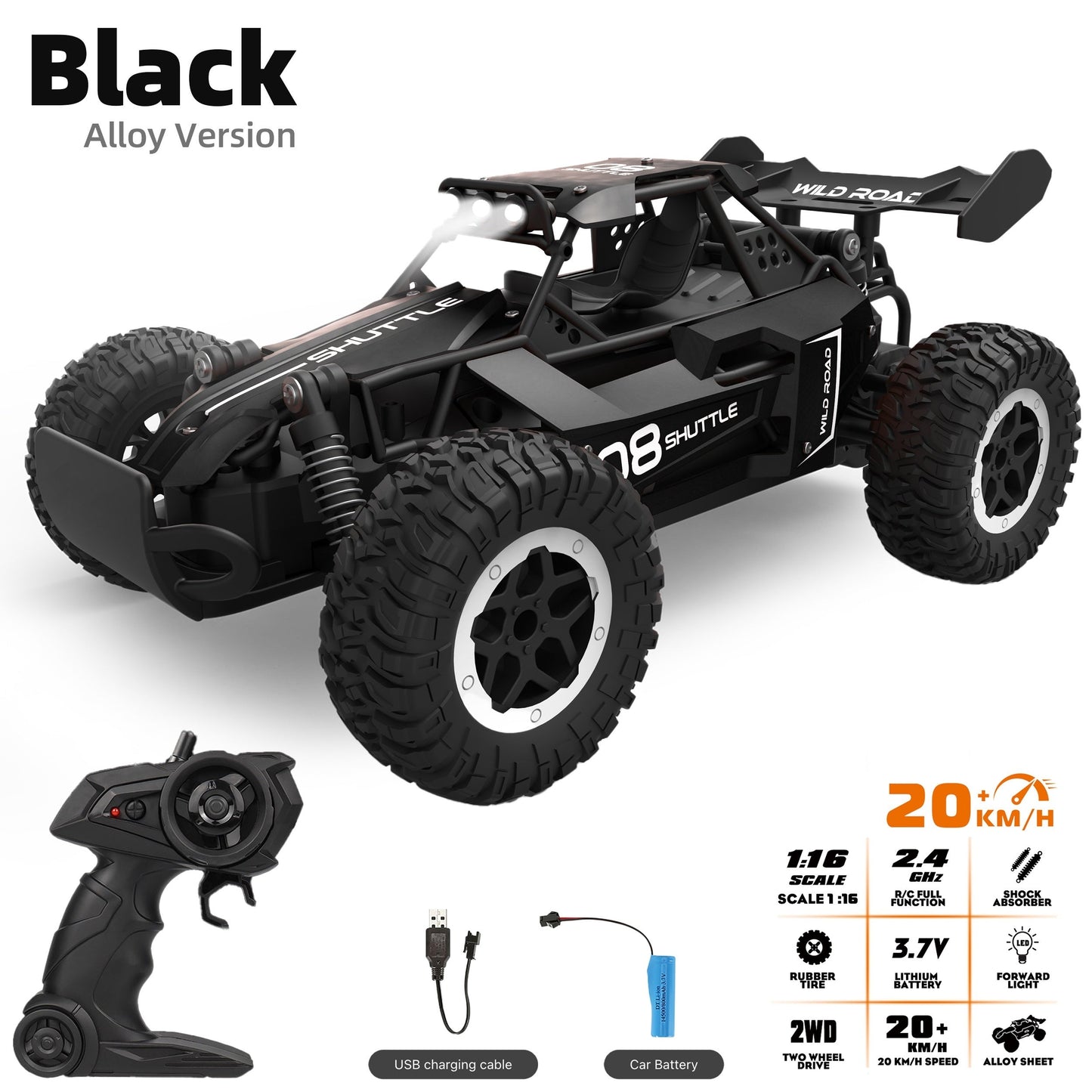 koadclo | Remote Control Off-Road Alloy Racing Car
