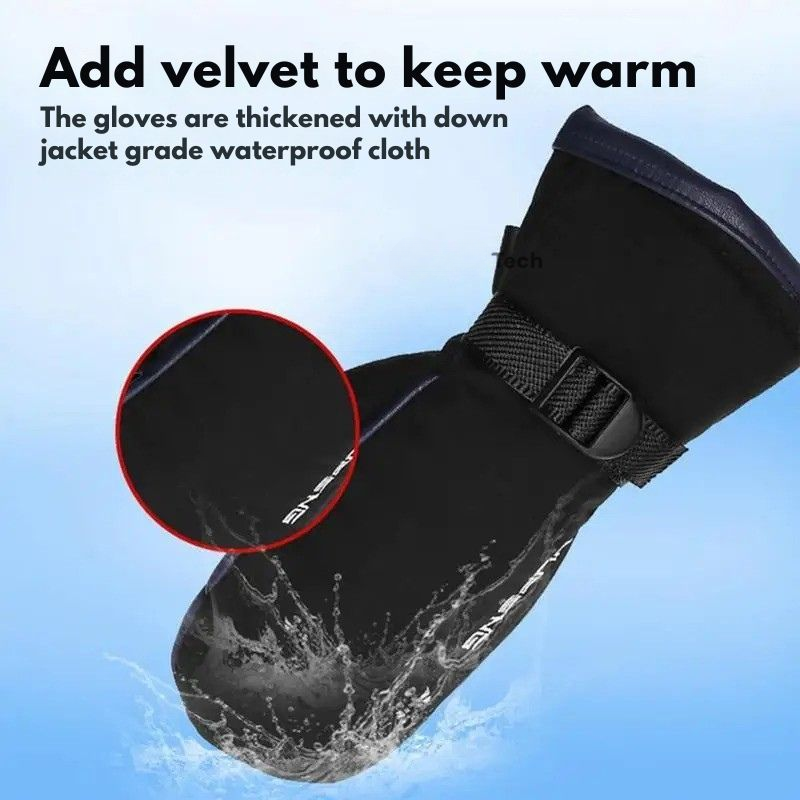 Koadclo | Electric Heating Gloves – Dual-Sided, 10,000 mAh USB Rechargeable | Waterproof for Skiing & Motorcycle