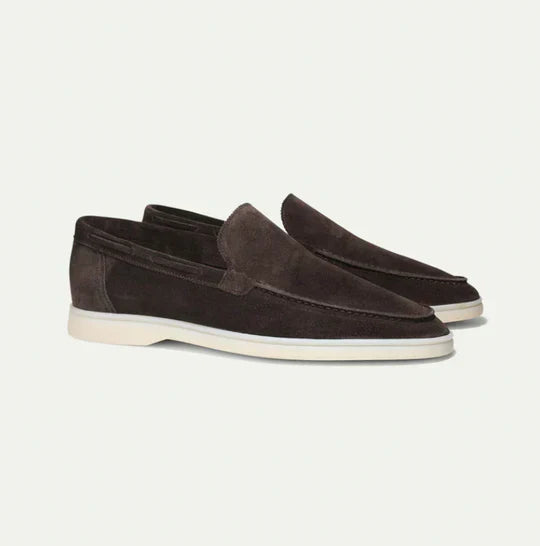 koadclo | Men's Vegan Suede Loafers with Cushioned Sole