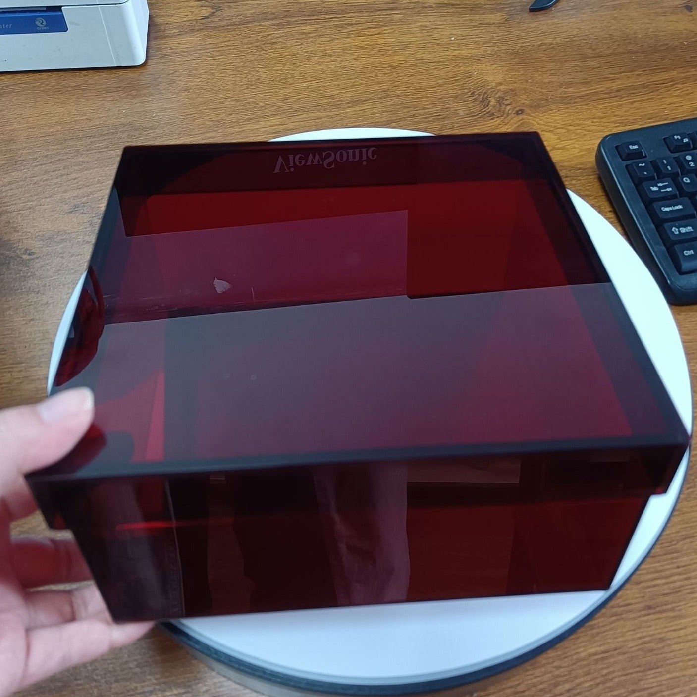 Koadclo | Colorful Acrylic Storage Organizer Box with Lid