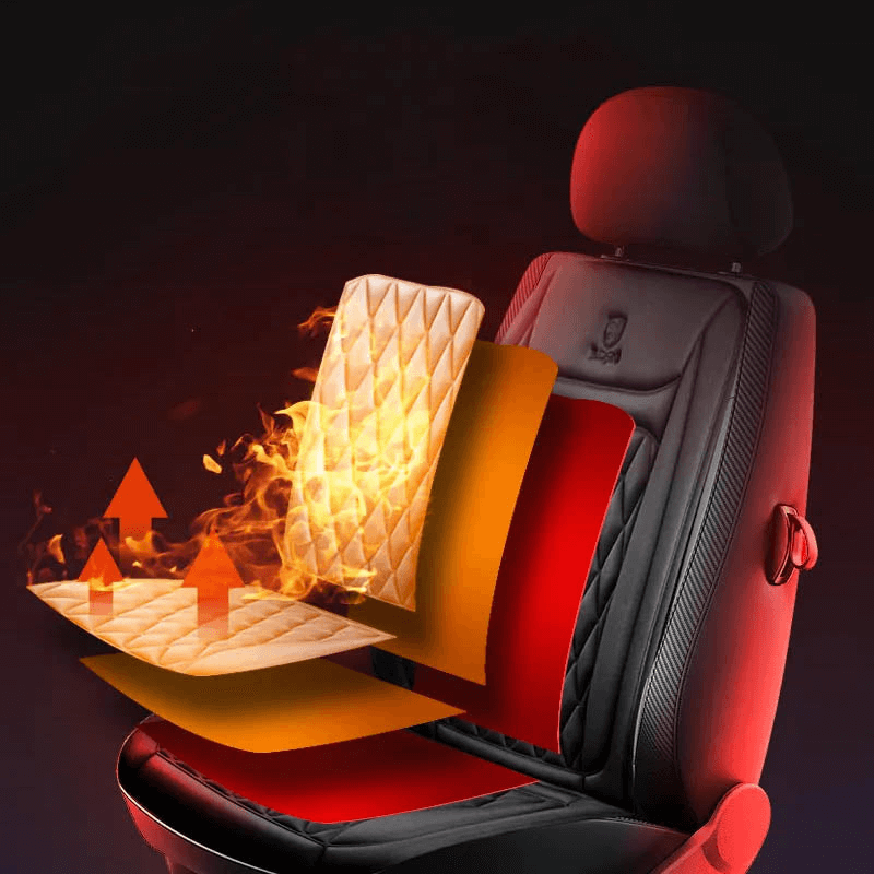 koadclo | Heated Car Seat Cover – Adjustable Temperature Control 30°C-65°C for Cars, Trucks & Home Use