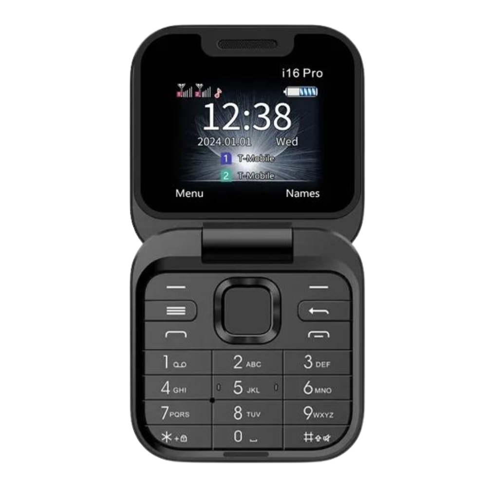 Koadclo | Small Foldable Mobile Phone – Compact Dual SIM Flip Phone for Seniors & Kids