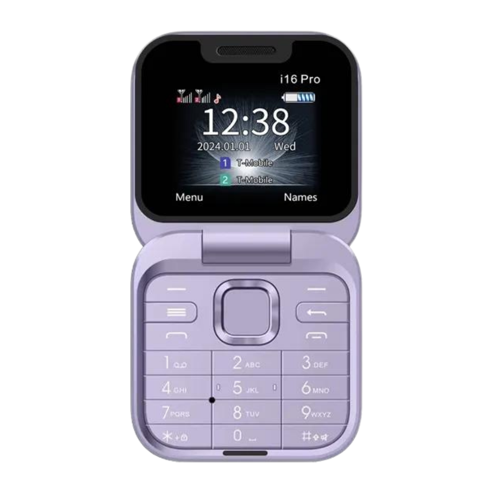 Koadclo | Small Foldable Mobile Phone – Compact Dual SIM Flip Phone for Seniors & Kids