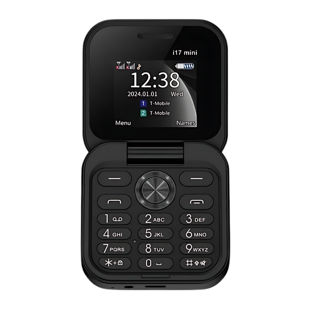 Koadclo | Small Foldable Mobile Phone – Compact Dual SIM Flip Phone for Seniors & Kids