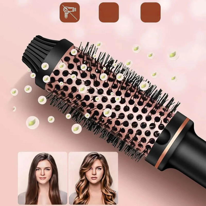 koadclo | Hair Curler Brush with Anti-Burn Design