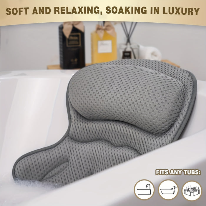 koadclo | Bath Pillow - Ergonomic Mesh Spa Cushion