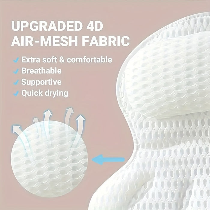 koadclo | Bath Pillow - Ergonomic Mesh Spa Cushion