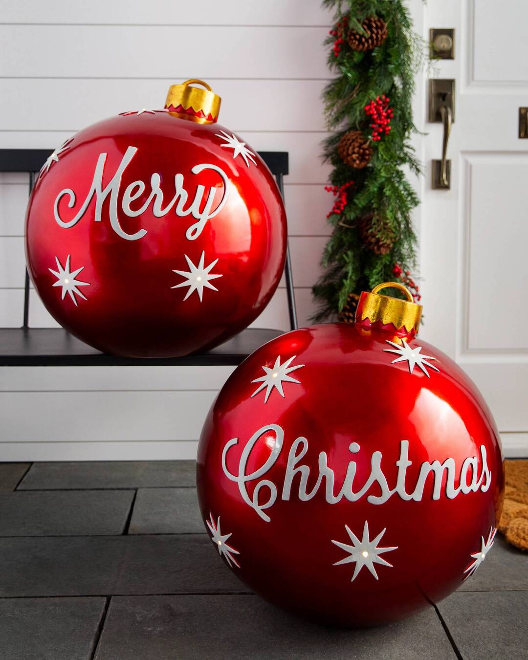 Koadclo | Inflatable Christmas Decoration Ball – Outdoor PVC Lighted Ornament
