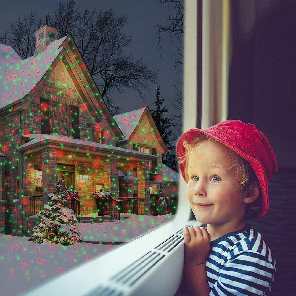 koadclo | LED Garden Projector Outdoor Festive Lights – Holiday Decoration Spotlight