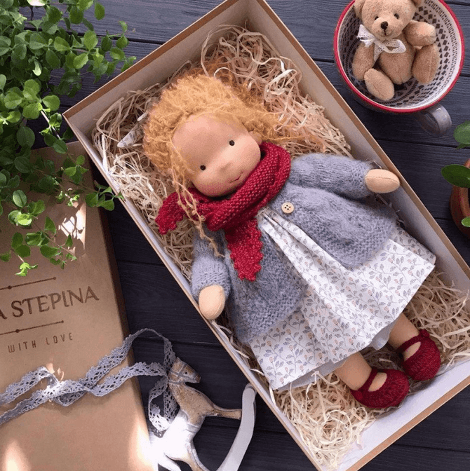Koadclo Poppi | Handcrafted Waldorf Cuddle Doll – Soft, Organic & Non-Toxic