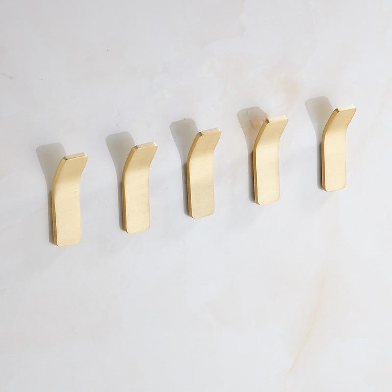 Koadclo | Gold Wall Hooks - Luxurious Brass Coat Hooks for Hallway and Bedroom