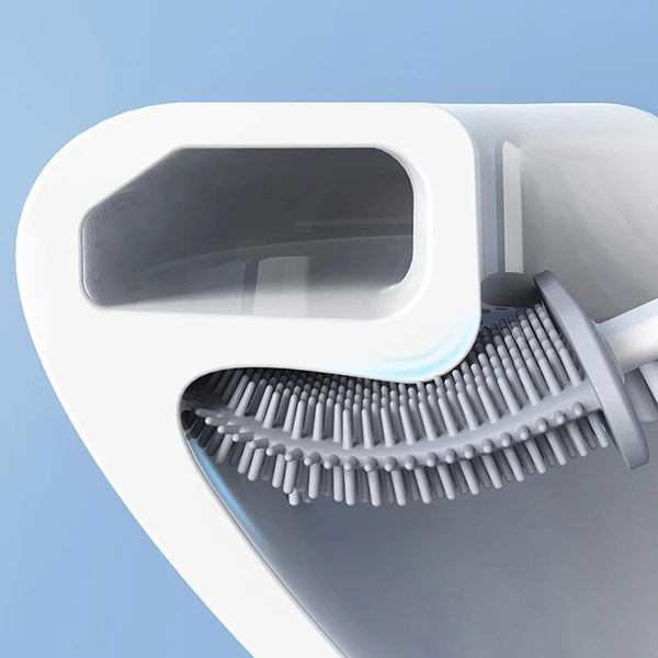 koadclo | Toilet Brush - Silicone Flexible Wall Mounted Set