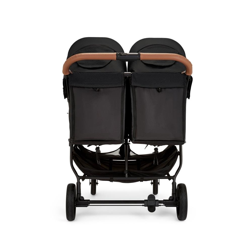 Ickle Bubba Venus Prime Double Stroller - Black Tan