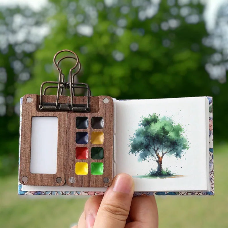koadclo | Mobile Watercolor Paint Box Set with 24 Colors