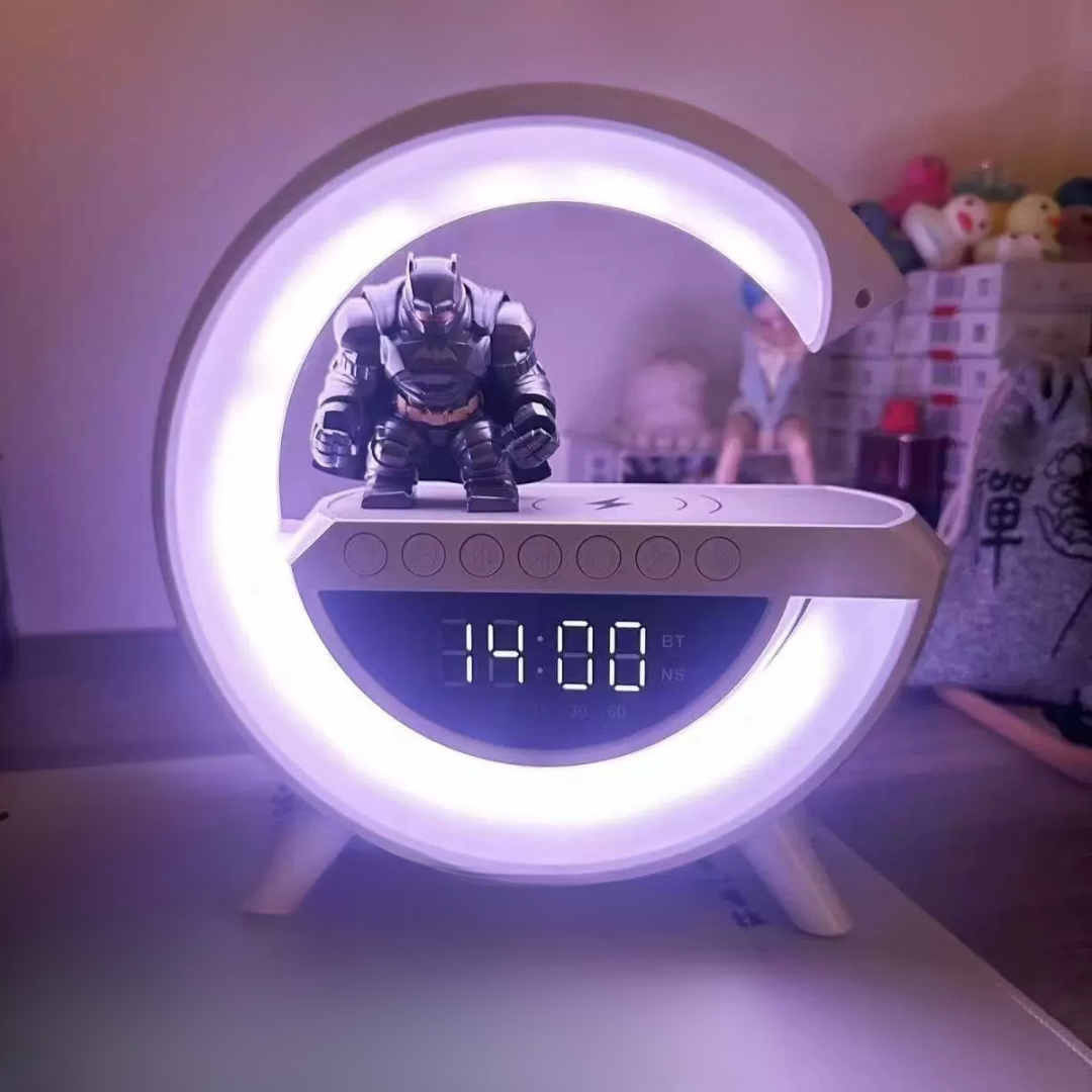 koadclo | Wireless Charging Lamp - LED Clock Speaker