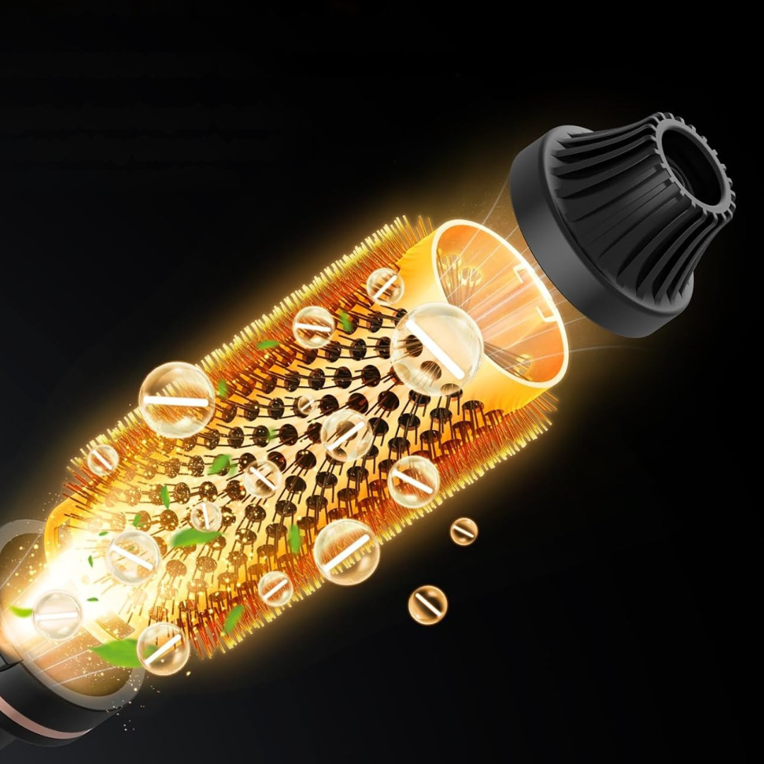 koadclo | Hair Curler Brush with Anti-Burn Design