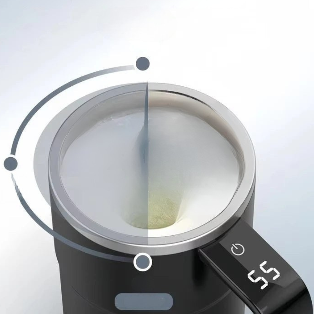 koadclo | Coffee Mug with Stirrer and Temperature Display