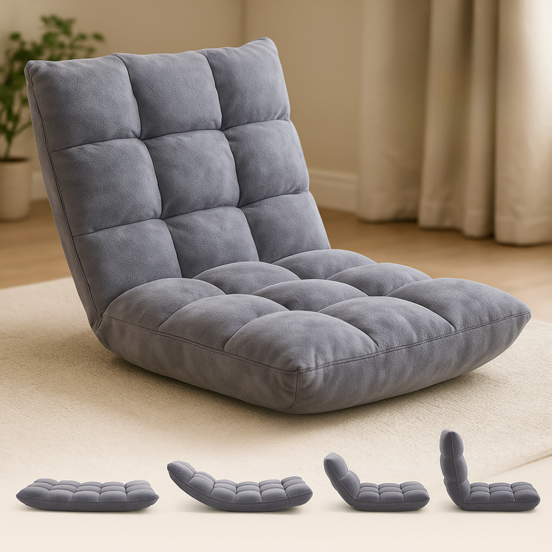 koadclo | Floor Chair with Adjustable Back Support