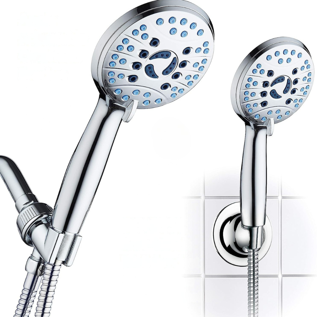 koadclo | Shower Head - Adjustable High Pressure Chrome Set